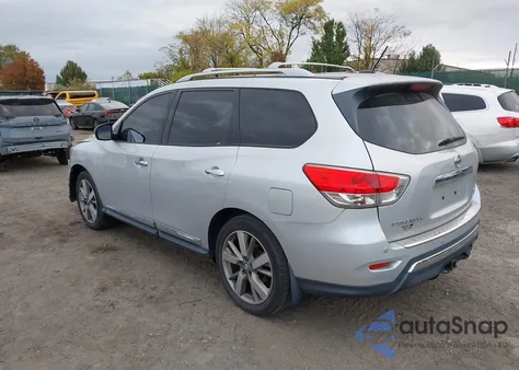 2014 Nissan Pathfinder Platinum из США, поврежденный, VIN 5N1AR2MM7EC681181